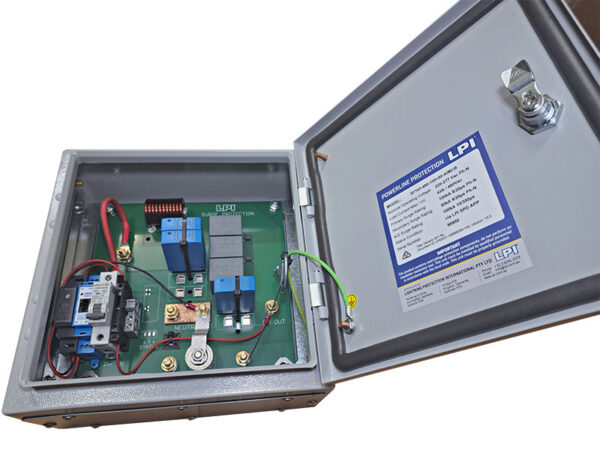Tủ cắt lọc sét 1 pha 63A , SF163-480-100+50-AIMCB, Chống sét LPI