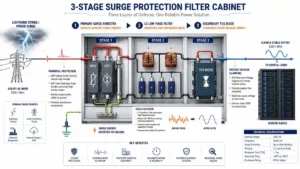 Cách tủ cắt lọc sét LPI hoạt động ra sao